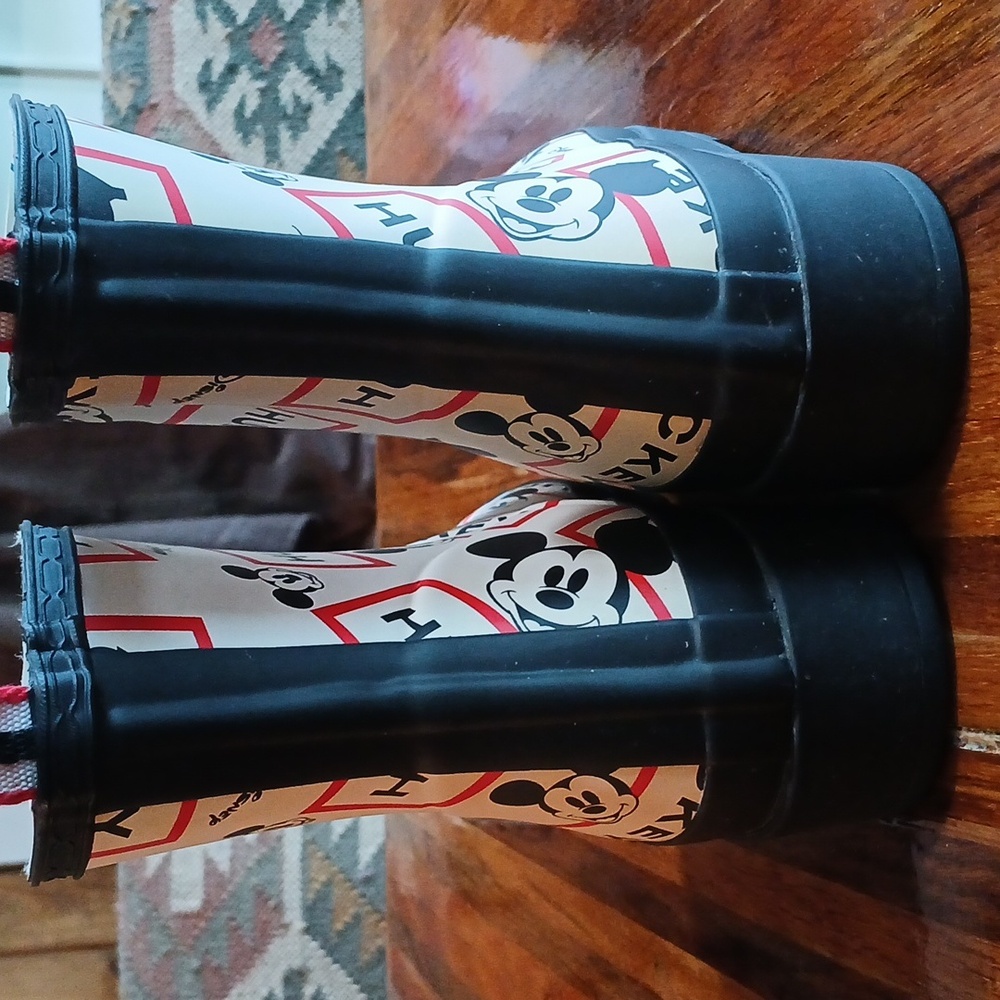 Hunter X Disney Mickey Mouse Play Short Rain Boots - 7 - Picture 8 of 15